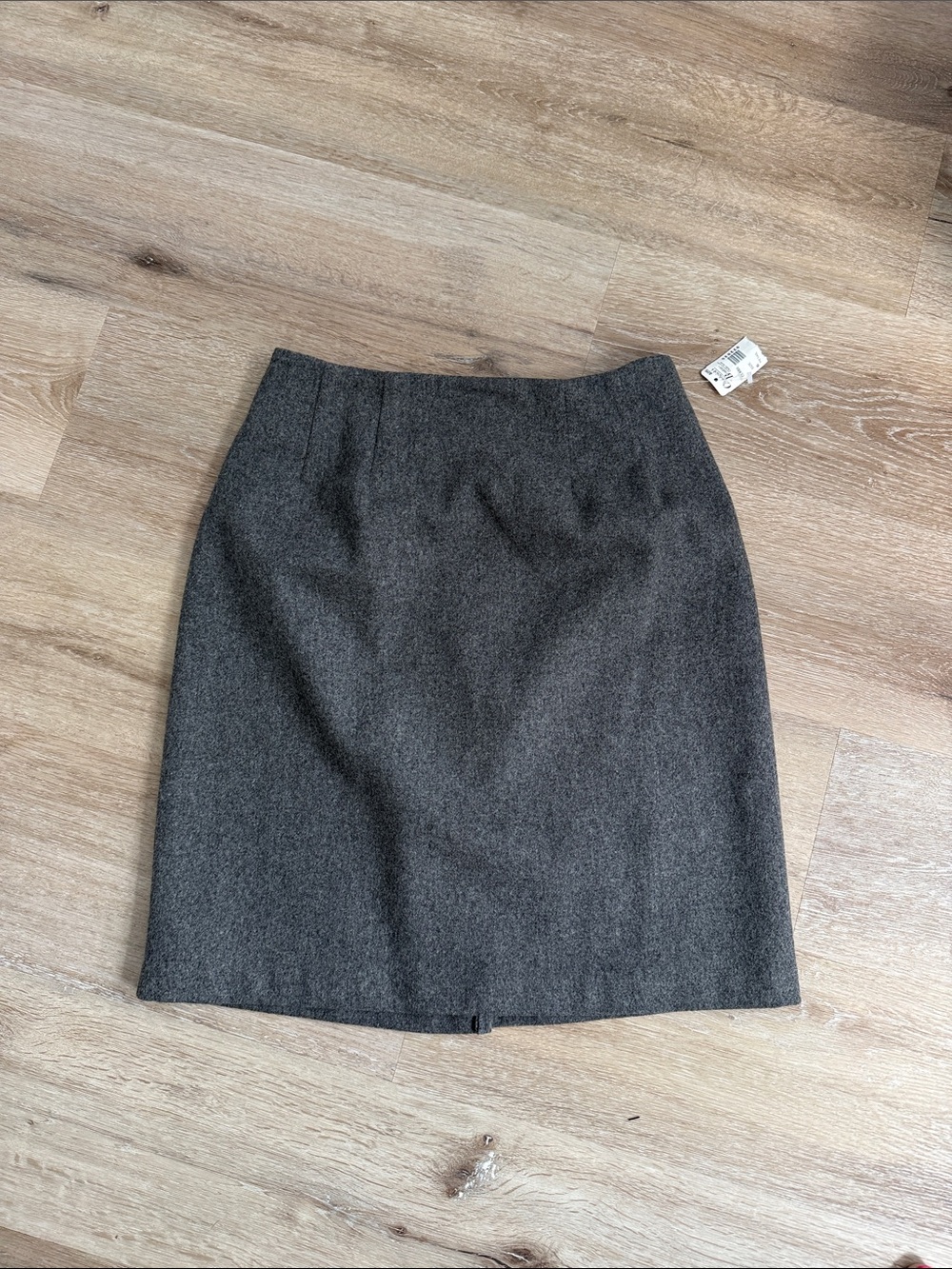 Classic Gray wool Pencil Skirt - Women's Tailored Work Skirt
